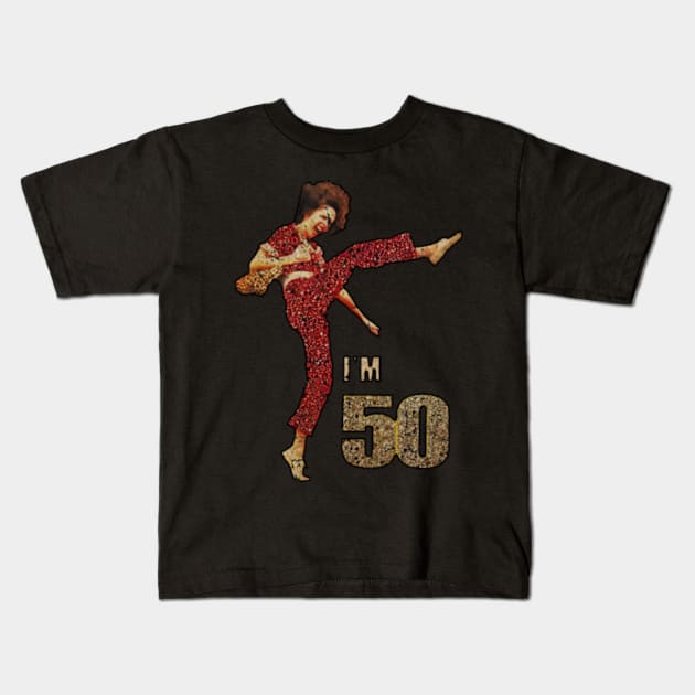 Sally O'Mally I am 50 Kids T-Shirt by KurKangG